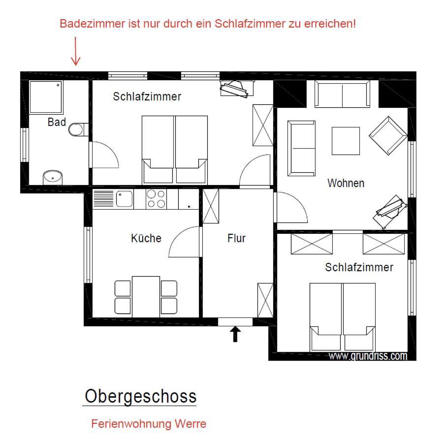 Апартаменти Tal-Residenz Werre-Og Und Bega-Eg Бад-Зальцуфлен Екстер'єр фото