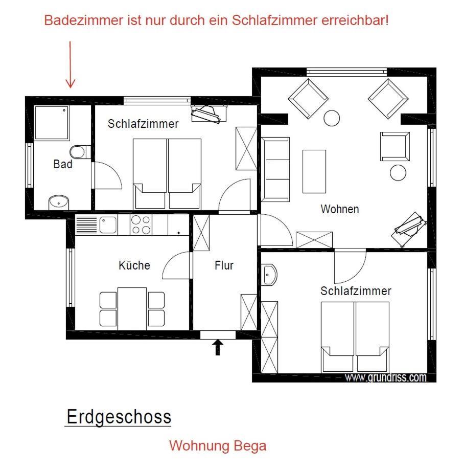 Апартаменти Tal-Residenz Werre-Og Und Bega-Eg Бад-Зальцуфлен Екстер'єр фото